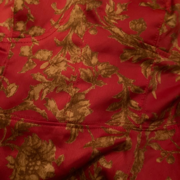 UO Lightweight Bustier Mini Dress Sweetheart Red Small S - Picture 4 of 6